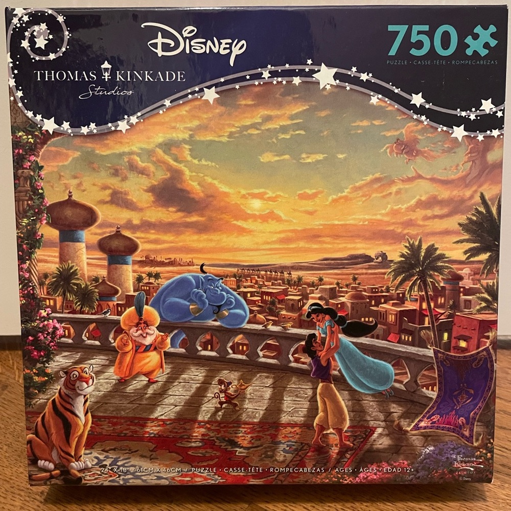 Thomas Kinkade Disney Aladdin Puzzle 750